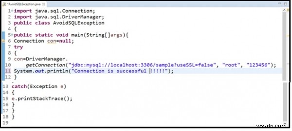 java.sql.SQLException को हल करें:लोकलहोस्ट टेस्ट के लिए कोई उपयुक्त ड्राइवर नहीं मिला? 