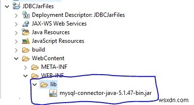 JDBC MySQL ड्राइवर को एक्लिप्स प्रोजेक्ट में कैसे जोड़ें? 