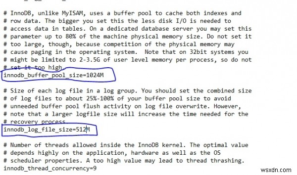 my.cnf में इष्टतम MySQL कॉन्फ़िगरेशन सेट करें? 