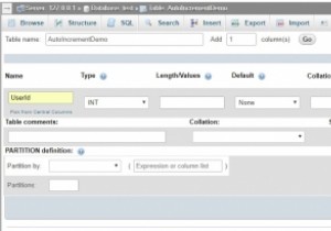 PhpMyAdmin का उपयोग करके MySQL डेटाबेस में कॉलम में ऑटो-इन्क्रीमेंट कैसे जोड़ें? 