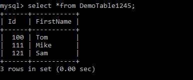 जावा MySQL के साथ एक MySQL तालिका अपडेट करें 