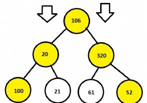 सी प्रोग्राम में बाइनरी ट्री के बाएं और दाएं नोड्स को प्रिंट करें। 
