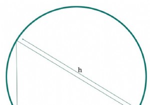 C प्रोग्राम में एक समकोण त्रिभुज के वृत्त का क्षेत्रफल? 