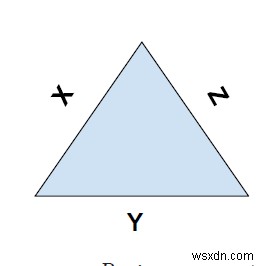 C++ में त्रिभुज का परिमाप ज्ञात कीजिए 