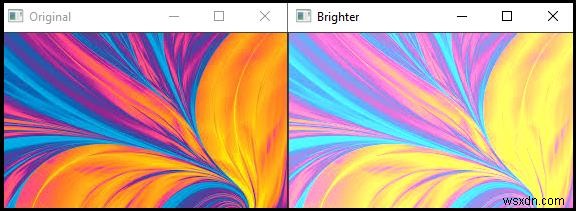 C++ का उपयोग करके OpenCV में किसी छवि की चमक कैसे बदलें? 