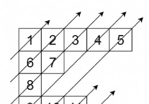 C++ . में विकर्ण ट्रैवर्स II 