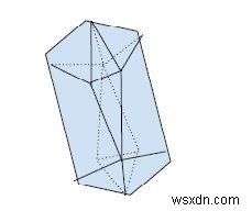 C++ में Icosahedron का क्षेत्रफल और आयतन ज्ञात करने का कार्यक्रम 