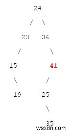 C++ में BST के दो नोड्स के बीच अधिकतम तत्व 