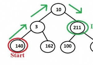 C++ प्रोग्रामिंग में बाइनरी ट्री में किन्हीं दो नोड्स के बीच प्रिंट पथ। 