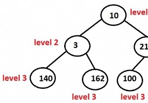 C++ प्रोग्रामिंग में एक बाइनरी ट्री में सभी नोड्स के प्रिंट स्तर। 