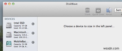 Mac के लिए DiskWave के साथ अवांछित बड़ी फ़ाइलों को धो लें 