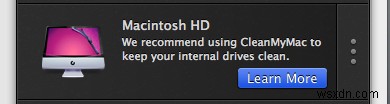 CleanMyDrive आपके मैक के बाद साफ हो जाता है, इसलिए आपके पास नहीं है 