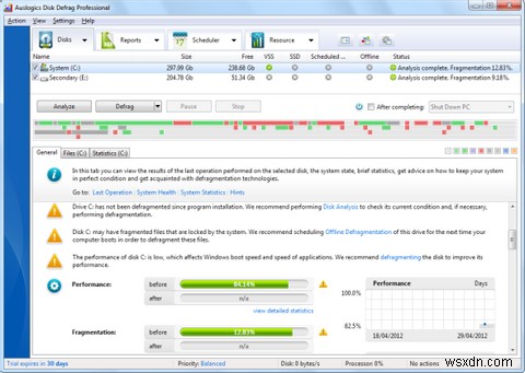 Auslogics Disk Defrag Pro के साथ अपने डिस्क प्रदर्शन को अनुकूलित करें [सस्ता] 