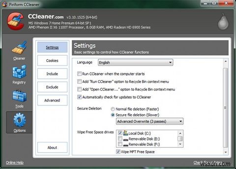 CCleaner के साथ अपने सिस्टम को सर्वश्रेष्ठ तरीके से चलाने के लिए अनुकूलित करें 