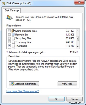 विंडोज 7 को अप्रचलित फाइलों से स्वचालित रूप से कैसे साफ रखें 
