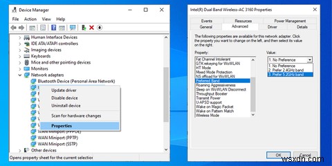 विंडोज 10 . में 2.4GHz से 5GHz में कैसे स्विच करें 