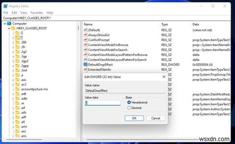 विंडोज 11 और 10 में डिफ़ॉल्ट ड्रैग-एंड-ड्रॉप फ़ाइल क्रिया को कैसे बदलें 