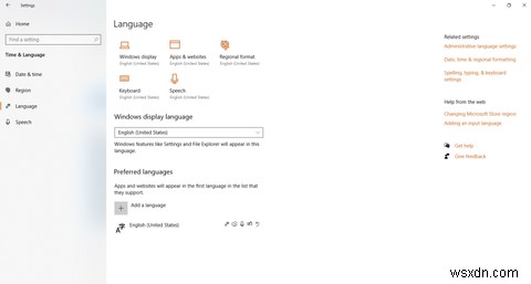 विंडोज 10 पर भाषा पैक कैसे स्थापित करें 