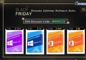 ब्लैक फ्राइडे 2021:विंडोज 10 जेनुइन एक्टिवेशन कीज पर सेव करें 