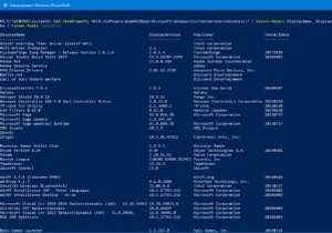 विंडोज़ में सभी स्थापित प्रोग्रामों की सूची कैसे प्राप्त करें:5 तरीके 