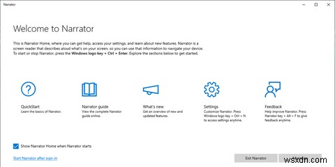 विंडोज 10 नैरेटर के लिए शुरुआती गाइड 