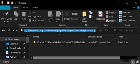 विंडोज 10 पर अपना आईफोन बैकअप स्थान कैसे बदलें 