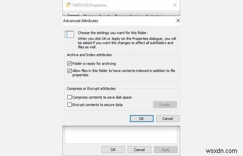 विंडोज 10 पर फाइल कंप्रेशन को डिसेबल कैसे करें 