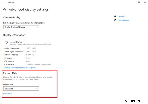 विंडोज 10 के रिफ्रेश रेट को एडजस्ट करना आसान हो रहा है 