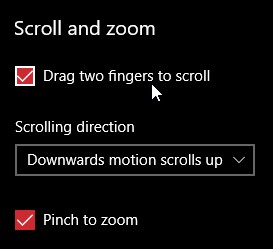 विंडोज लैपटॉप पर टू-फिंगर स्क्रॉल कैसे इनेबल करें 