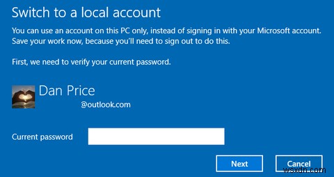 अपना Microsoft खाता कैसे हटाएं और एक स्थानीय विंडोज 10 लॉगिन कैसे बनाएं 