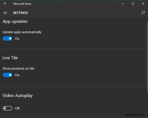 माइक्रोसॉफ्ट स्टोर में ऑटोप्लेइंग वीडियो को डिसेबल कैसे करें 