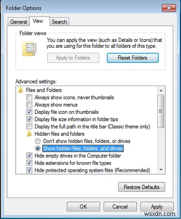 विंडोज 10, 8.1 और 7 में छिपी हुई फाइलों और फ़ोल्डरों को दिखाने का आसान तरीका 