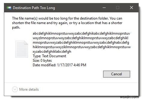 लंबे फ़ाइल नाम वाली फ़ाइलें नहीं हटा सकते? इसे केवल 5 सेकंड में ठीक करें 