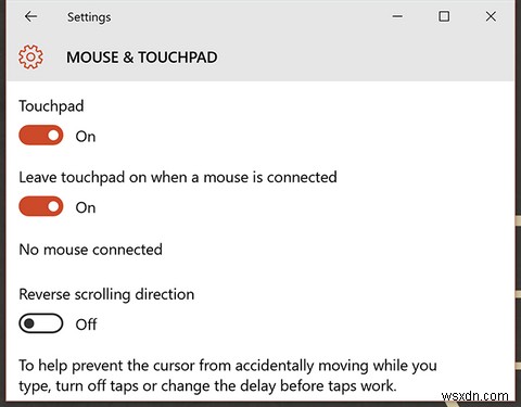 टचपैड को उलट कर अपने विंडोज 10 स्क्रॉलिंग संकट का इलाज करें 