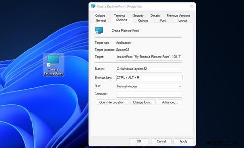 विंडोज 11 में रिस्टोर प्वाइंट शॉर्टकट कैसे सेट करें? 
