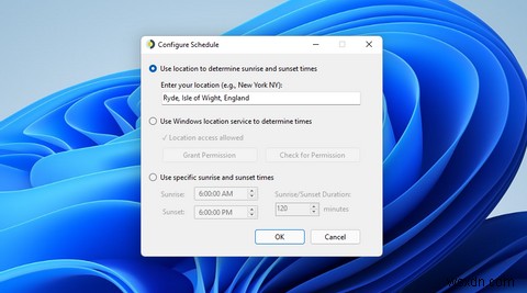 विशिष्ट समय पर बदलने के लिए विंडोज 11 के डेस्कटॉप वॉलपेपर को कैसे कॉन्फ़िगर करें 
