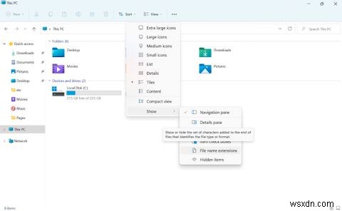 विंडोज 11 में फाइल एक्सटेंशन कैसे देखें 