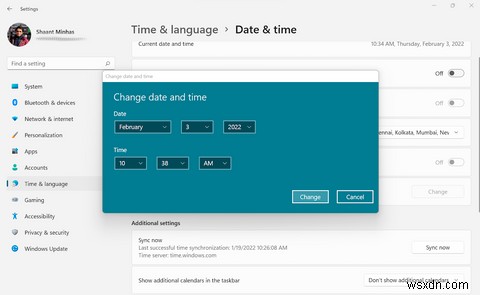 विंडोज 11 में दिनांक और समय कैसे बदलें 