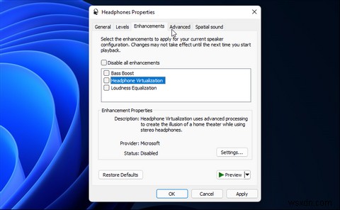 Windows 11 PC पर ऑडियो और ध्वनि की गुणवत्ता में सुधार कैसे करें 