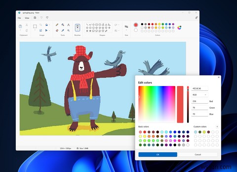 माइक्रोसॉफ्ट विंडोज 11 के लिए क्लासिक पेंट ऐप अपडेट करता है:यहां नया क्या है 