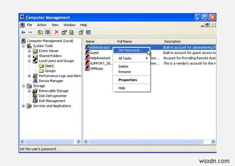 Windows XP में व्यवस्थापक पासवर्ड रीसेट करने के लिए 5 युक्तियाँ 