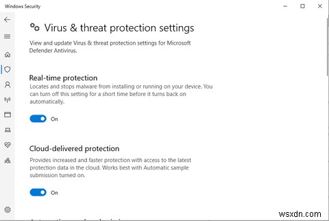 Microsoft डिफेंडर एंटीवायरस को कैसे चालू करें और रीयल-टाइम सुरक्षा सक्षम करें 