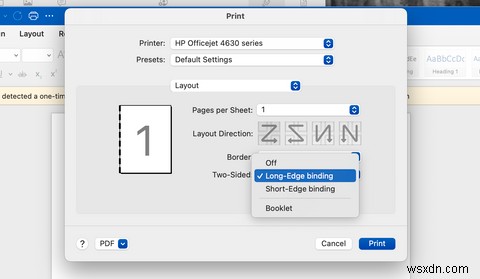 मैक पर डबल-साइडेड कैसे प्रिंट करें 