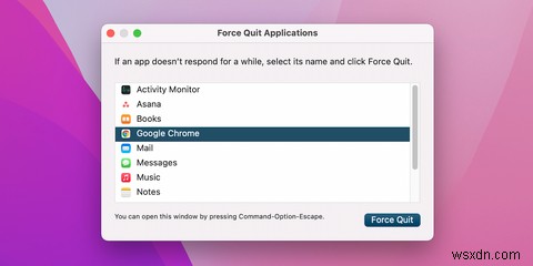 अपने मैक पर किसी ऐप को फ़ोर्स क्विट कैसे करें 
