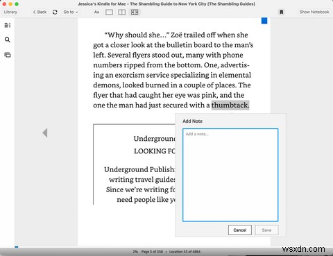 मैक के लिए किंडल का उपयोग कैसे करें किताबें पढ़ने और अपने मैक पर नोट्स बनाने के लिए 