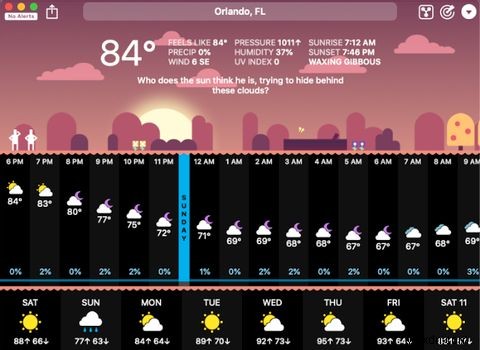 7 सर्वश्रेष्ठ मैक मौसम ऐप्स 
