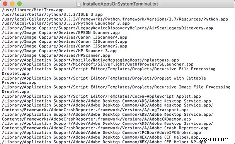 अपने मैक पर इंस्टॉल किए गए ऐप्स की सूची बनाने के 4 तरीके 