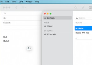 Mac पर मेल में वर्चुअल बिजनेस कार्ड (vCards) कैसे भेजें और प्राप्त करें 