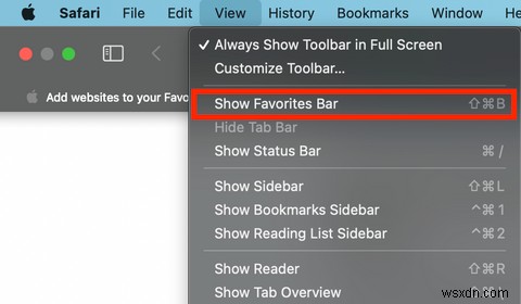 Mac पर Safari में पसंदीदा कैसे जोड़ें, देखें और प्रबंधित करें? 