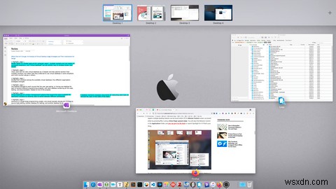 MacOS में मिशन कंट्रोल के साथ कई डेस्कटॉप का उपयोग कैसे करें 